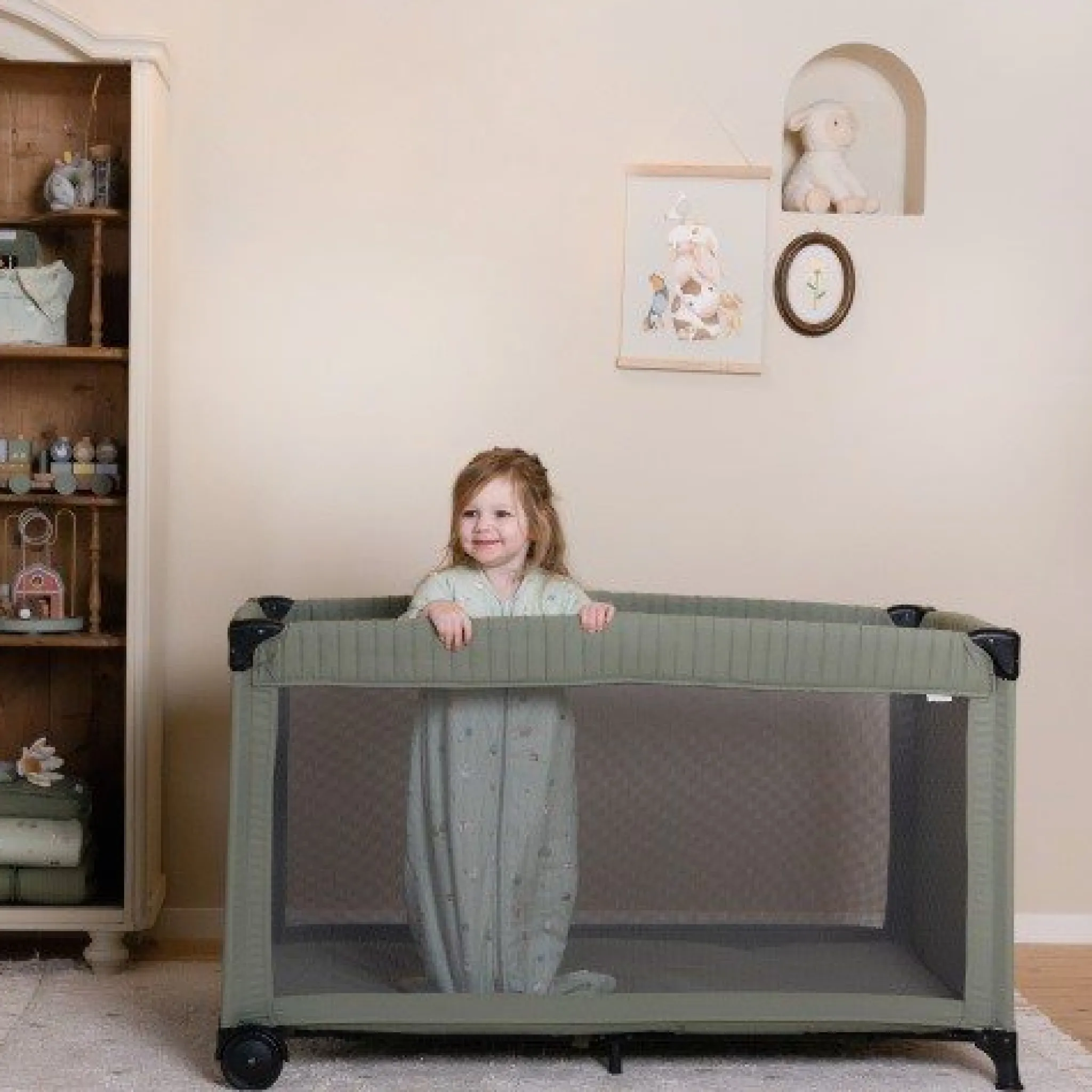 Little Dutch Camping bed - Green - Essentials New