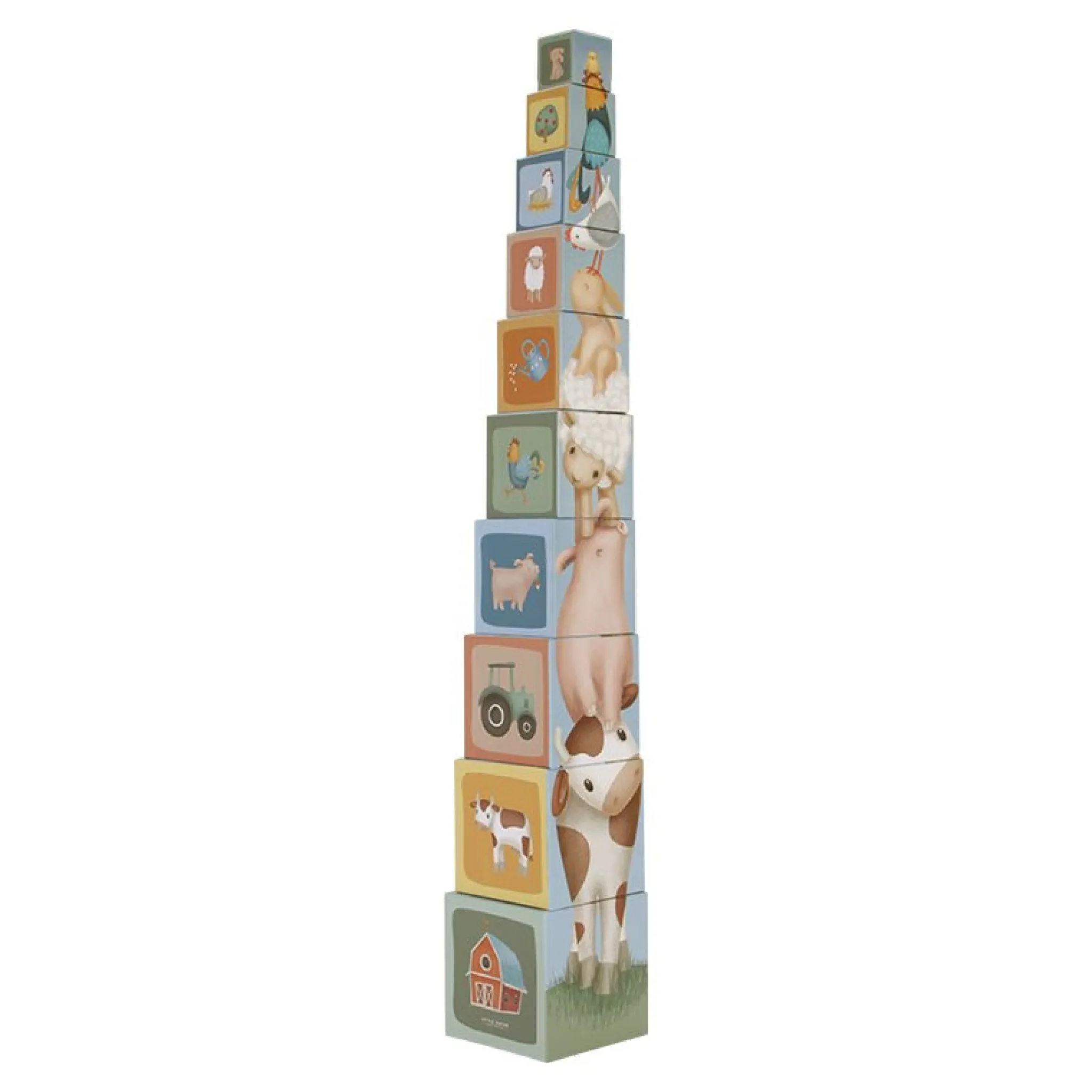 Little Dutch Cardboard Stacking Tower Little Farm Best
