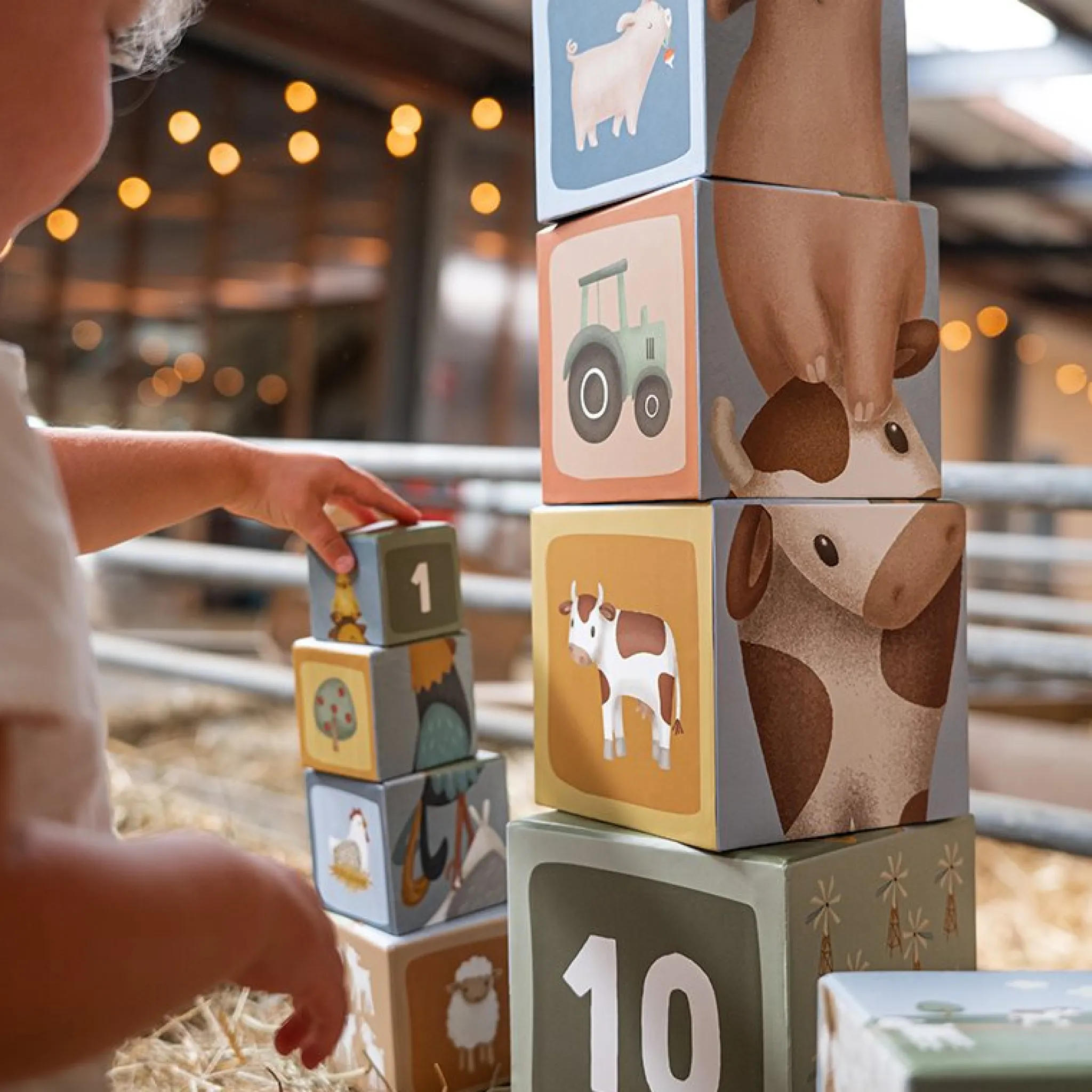 Little Dutch Cardboard Stacking Tower Little Farm Best
