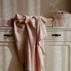 Little Dutch Changing mat cover - Pink - Essentials New