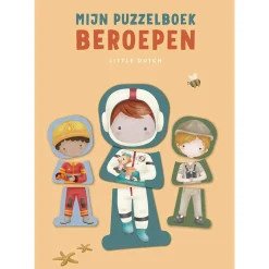 Little Dutch Children's Book: My Puzzle Book - Professions - NL Outlet