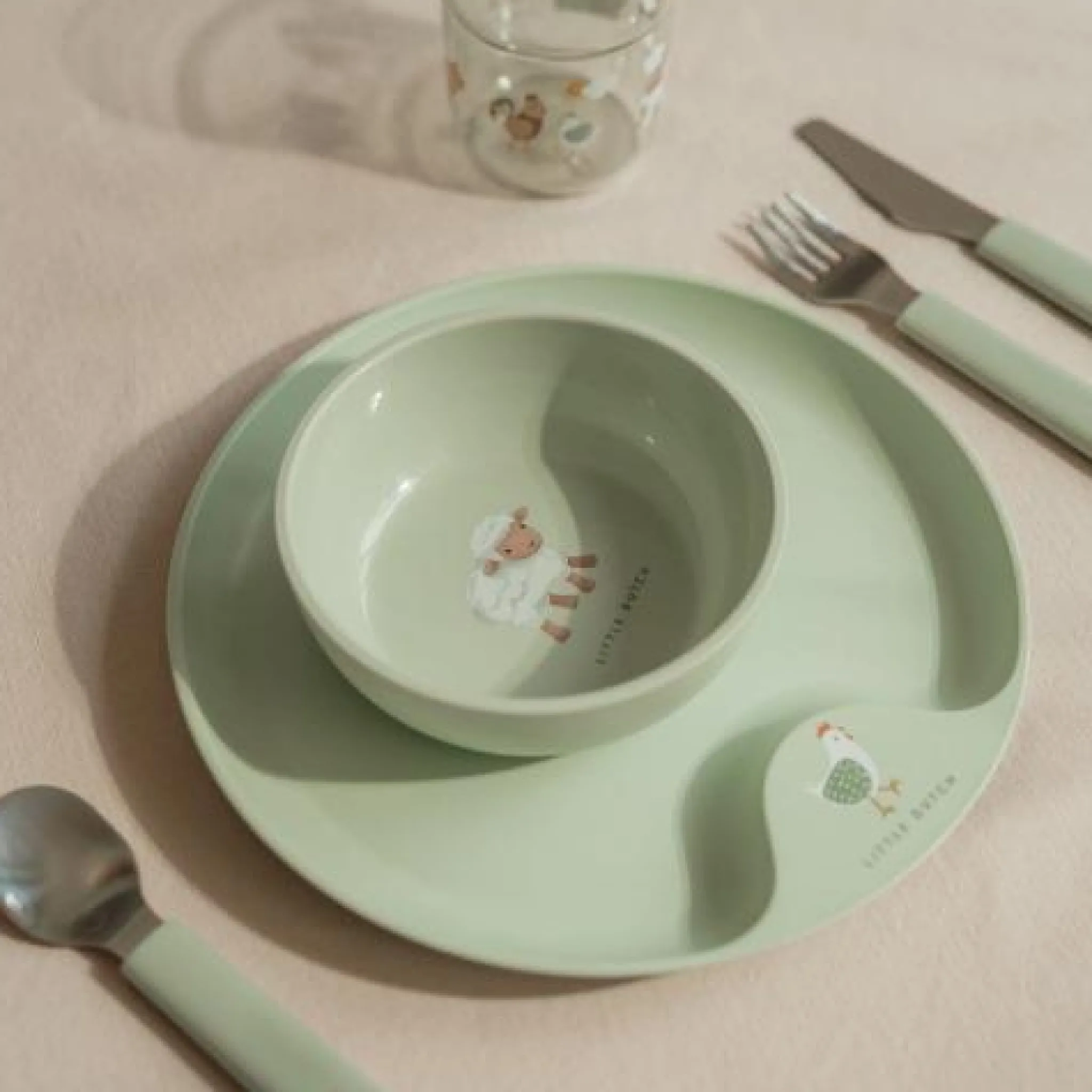 Little Dutch Children's bowl - Green - Little Farm Sale