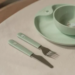 Little Dutch Children's cutlery set - Green - Little Farm New