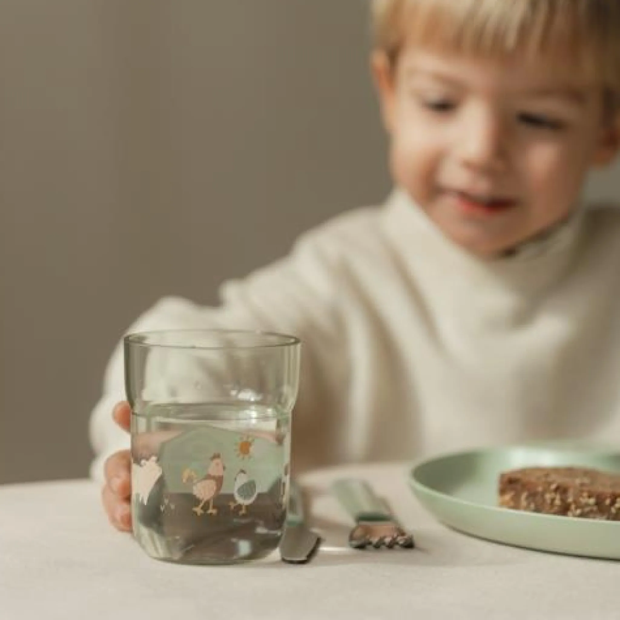 Little Dutch Children's glass - Green - Little Farm New