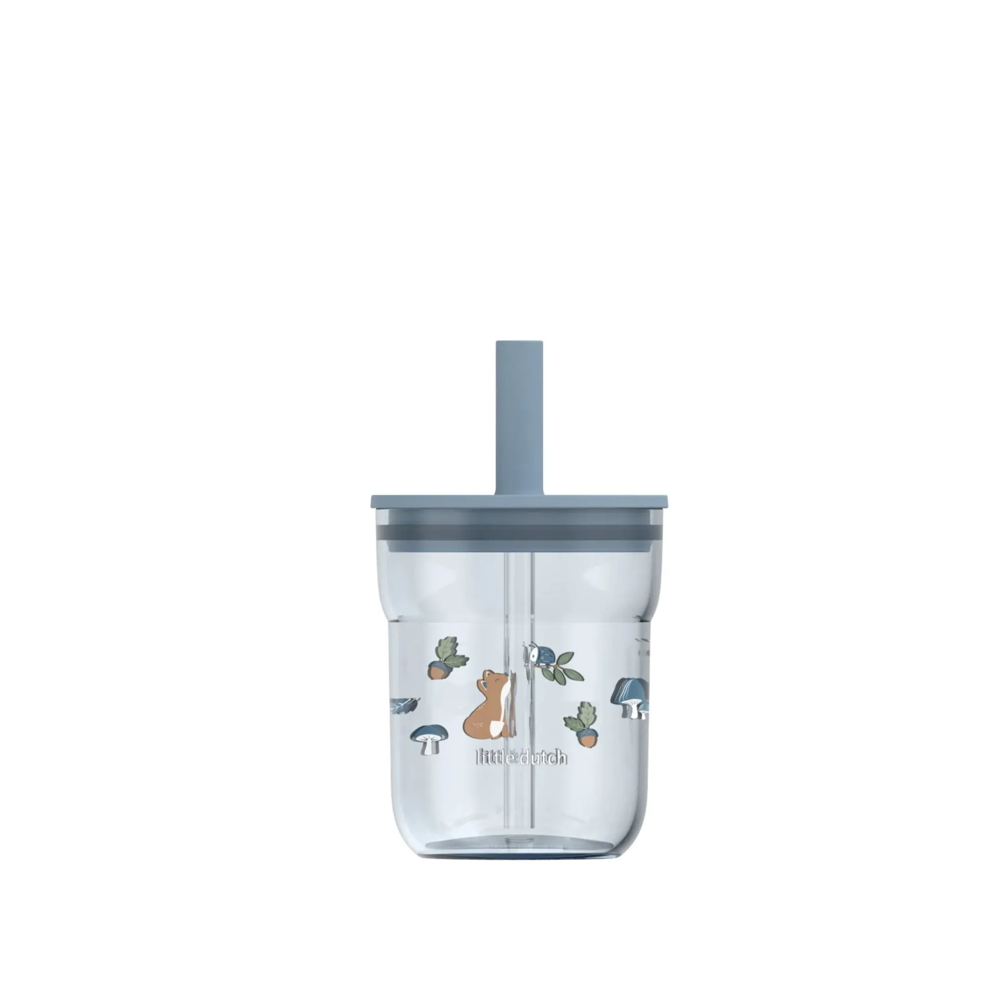 Little Dutch Children's glass 250 ml With Straw Forest Friends Discount