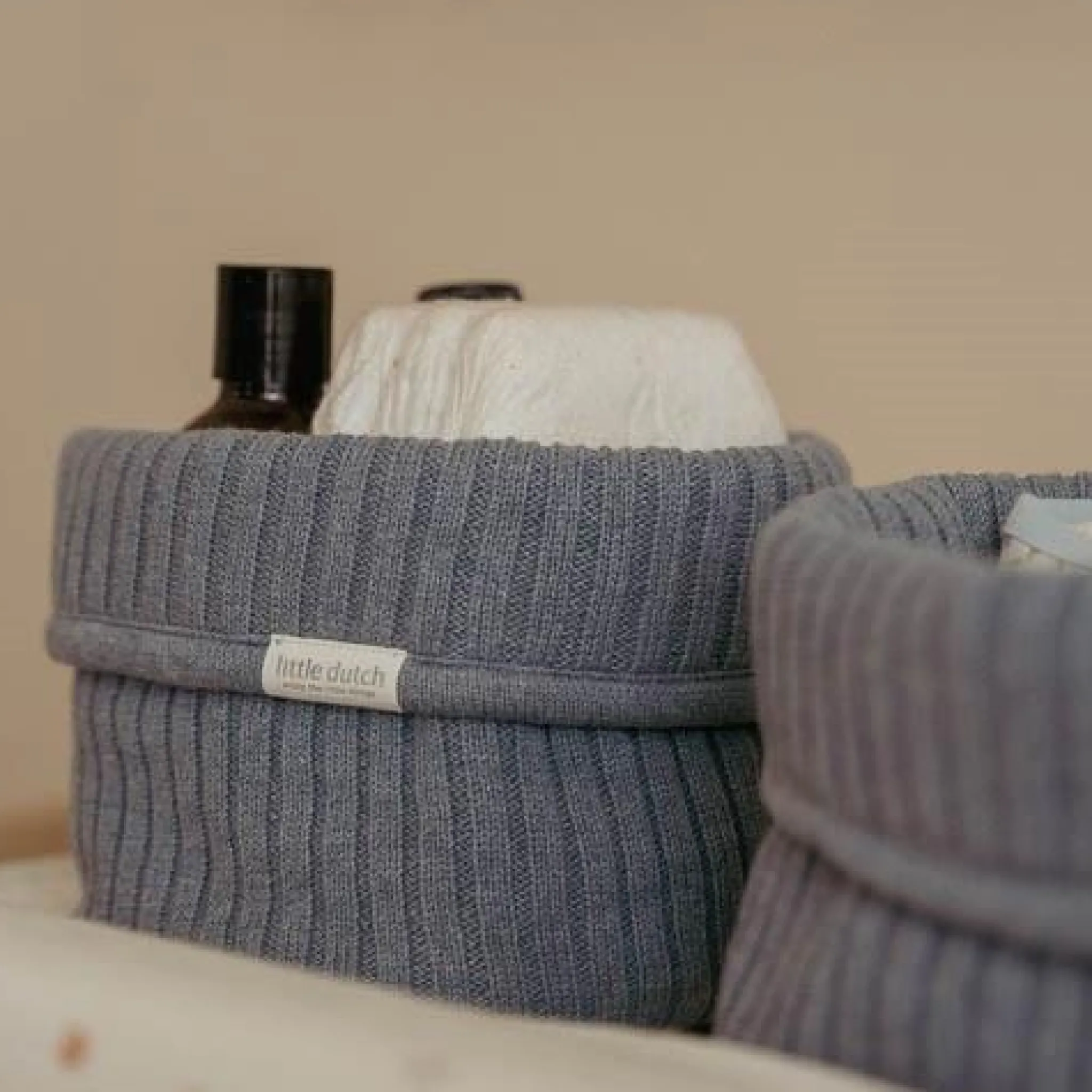 Little Dutch Commoda basket Groot - Blue - Essentials Online