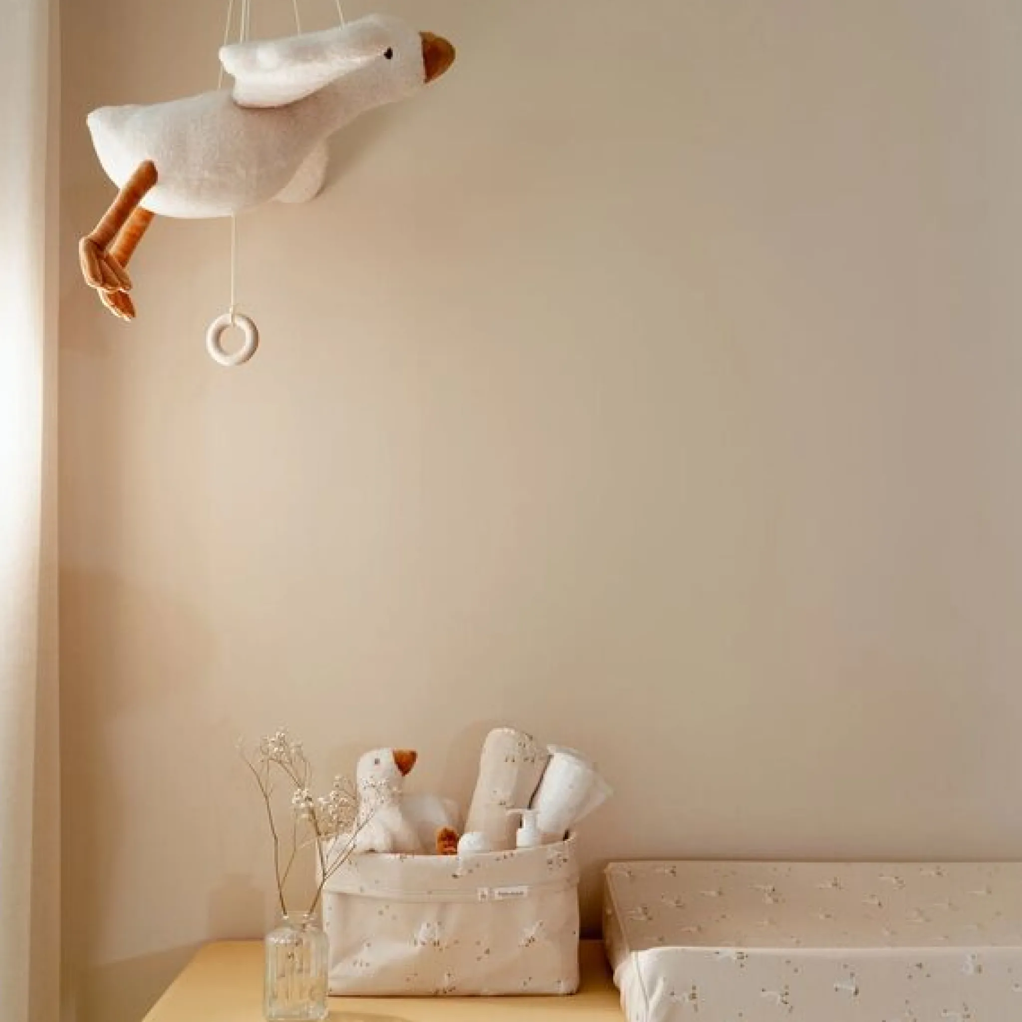 Little Dutch Commodity basket large - White - Newborn Naturals - Little Goose Sale
