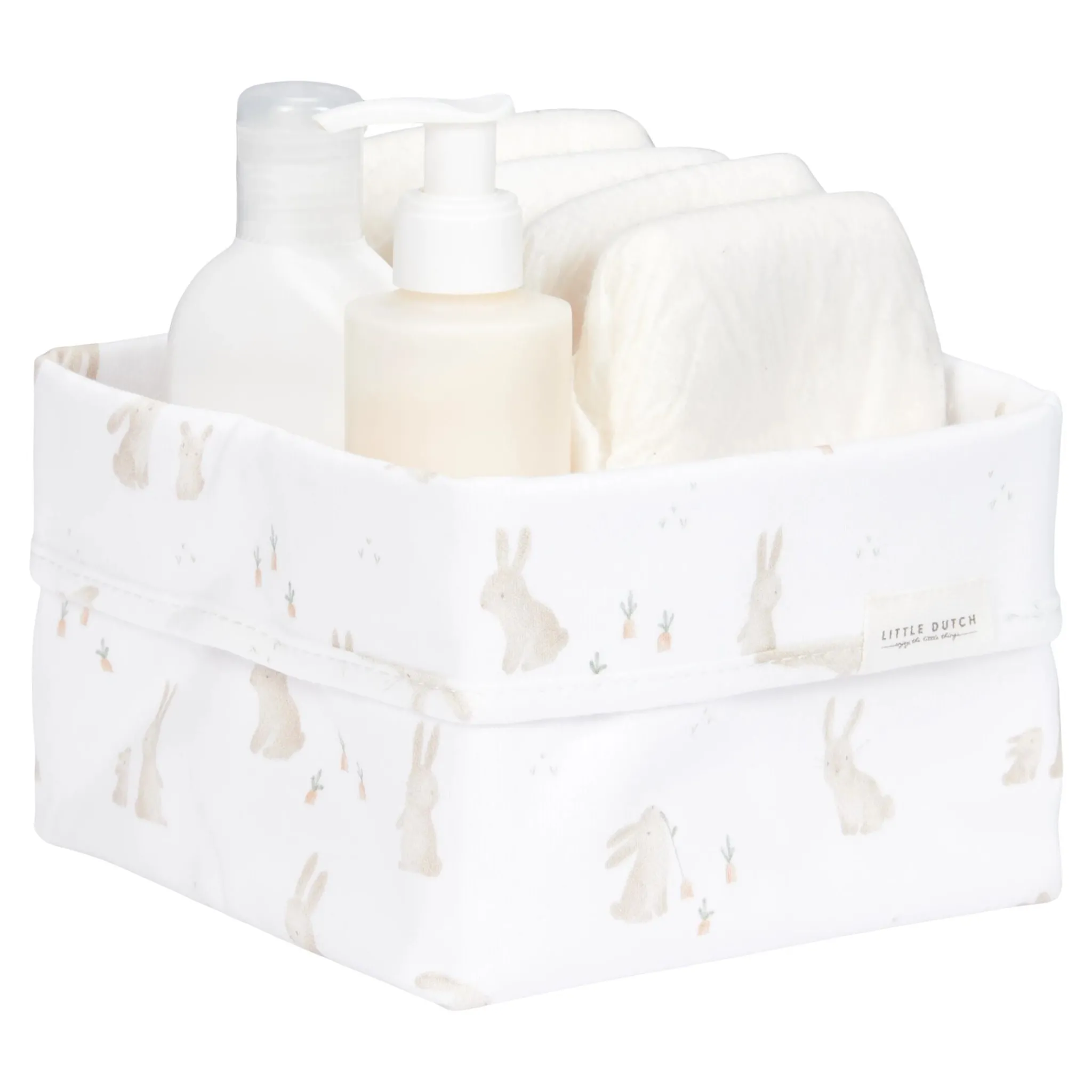 Little Dutch Commodity basket small - White - Newborn Naturals - Baby Bunny Outlet