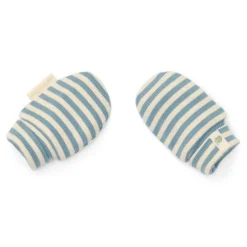 Little Dutch Crab mittens - Blue - Forest Friends - Stripe Online