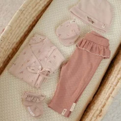 Little Dutch Crab mittens - Pink - Size one size - Fairy Garden - Fairy Flowers New