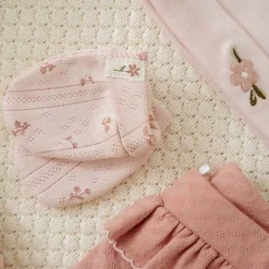 Little Dutch Crab mittens - Pink - Size one size - Fairy Garden - Fairy Flowers New