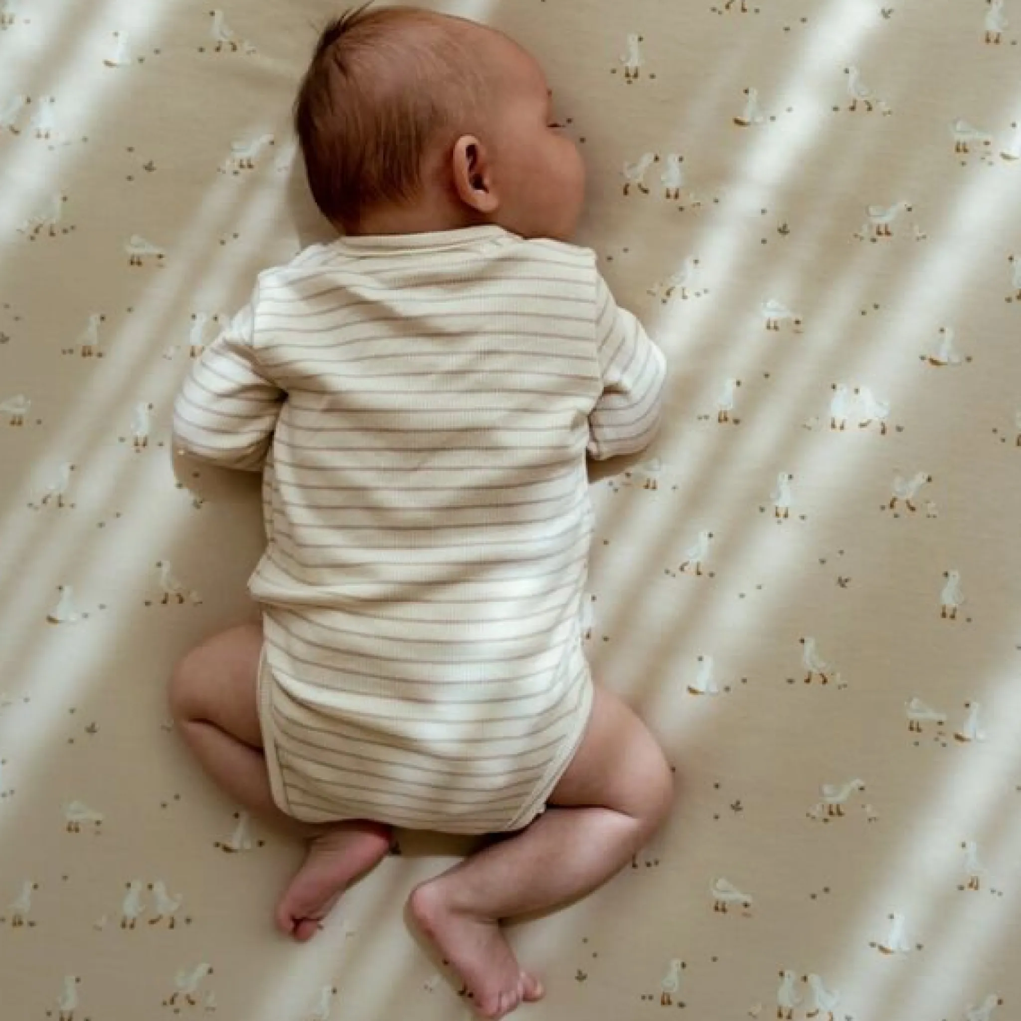 Little Dutch Cradle blanket - Beige - Newborn Naturals - Little Goose Sale