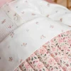 Little Dutch Cradle blanket - Pink - Fairy Garden - Fairy Floral