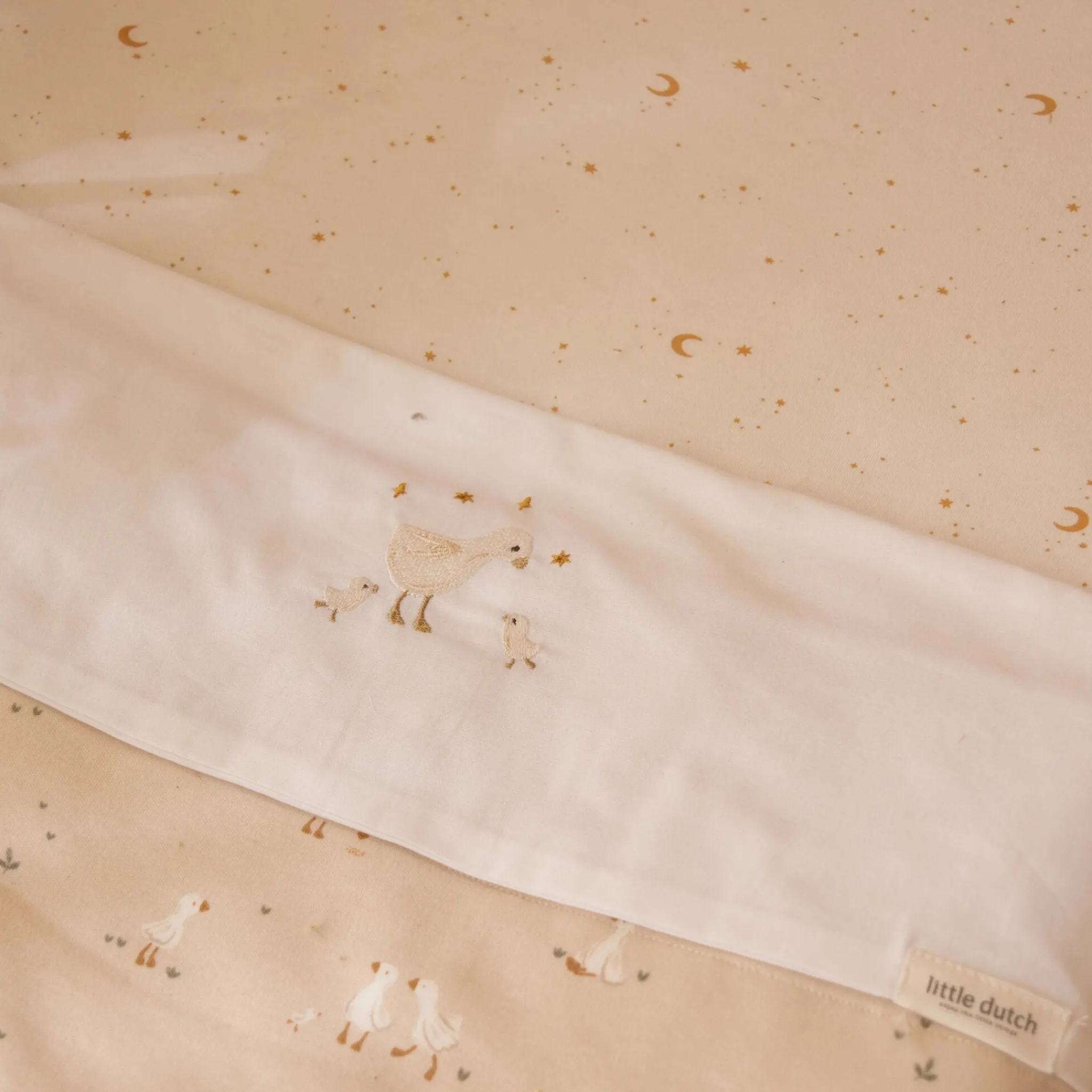 Little Dutch Cradle fitted sheet - White - Newborn Naturals - Little Goose Online