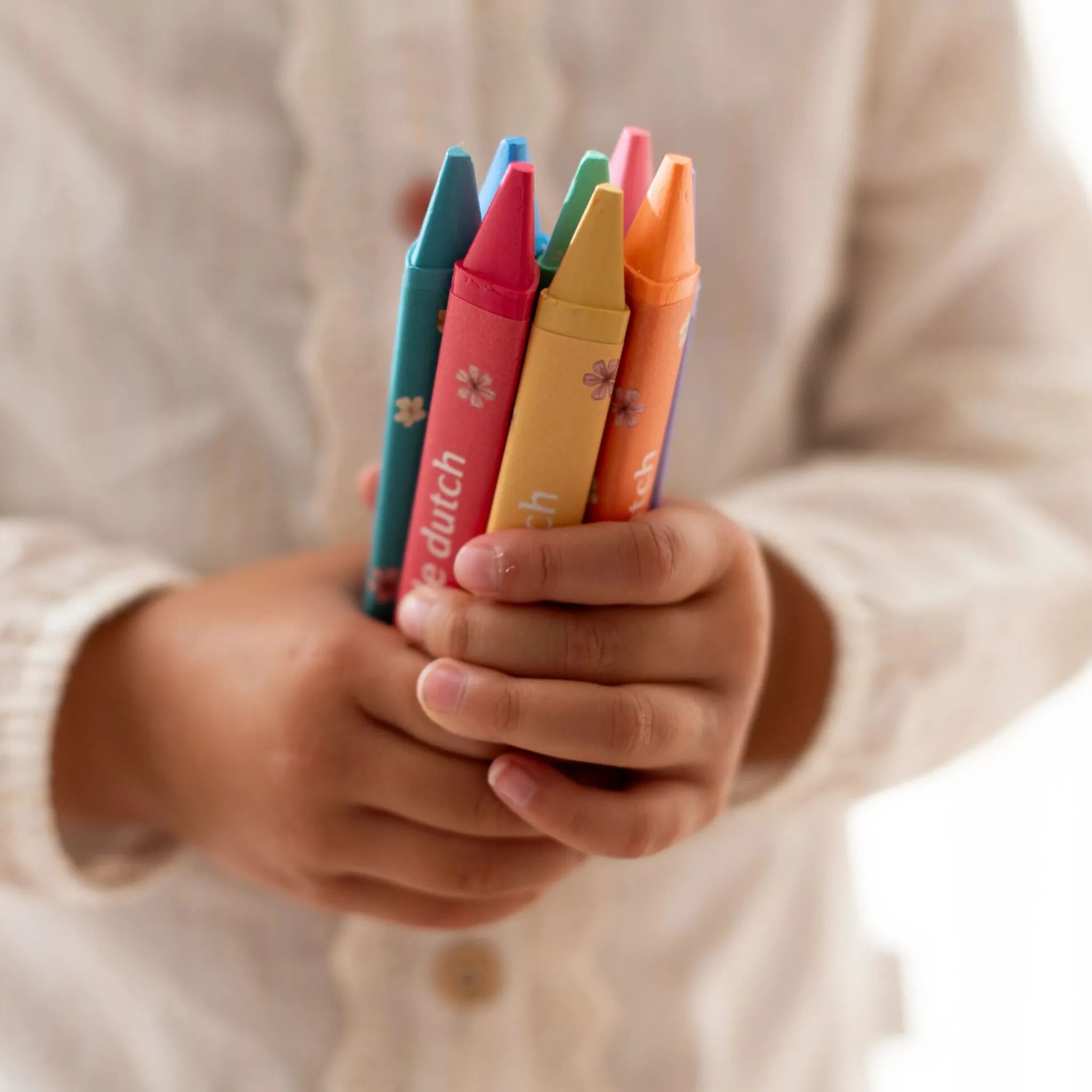 Little Dutch Crayons - Multicolored - Essentials - Rosa Hot