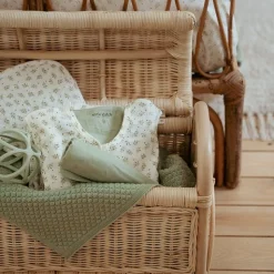 Little Dutch Crib blanket - Green - Essentials Discount