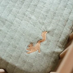 Little Dutch Crib blanket - Green - Forest Friends Outlet