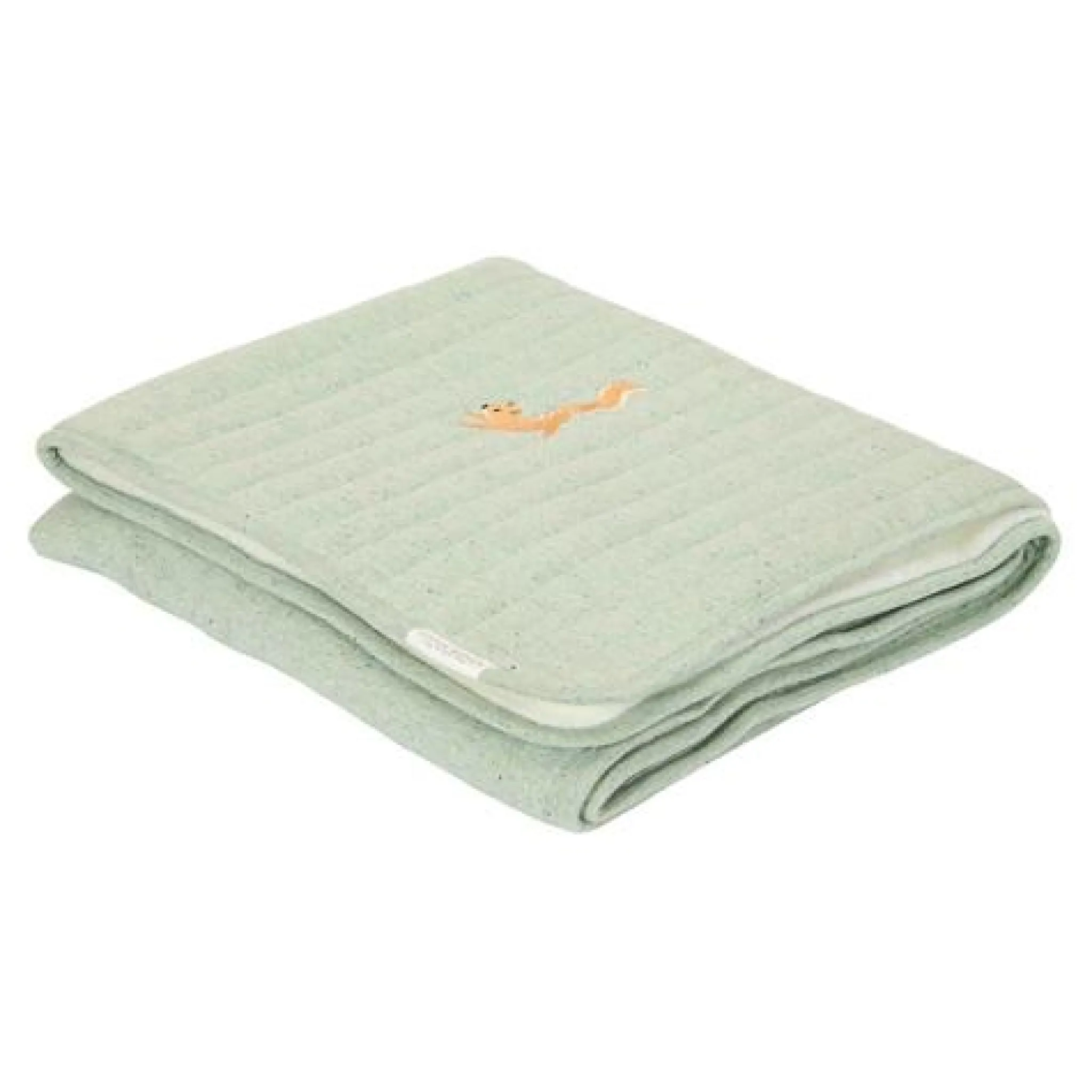 Little Dutch Crib blanket - Green - Forest Friends Outlet