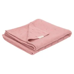 Little Dutch Crib blanket - Pink - Essentials Outlet