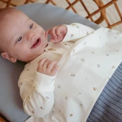 Little Dutch Crib blanket - White - Forest Friends - Forest Treasures