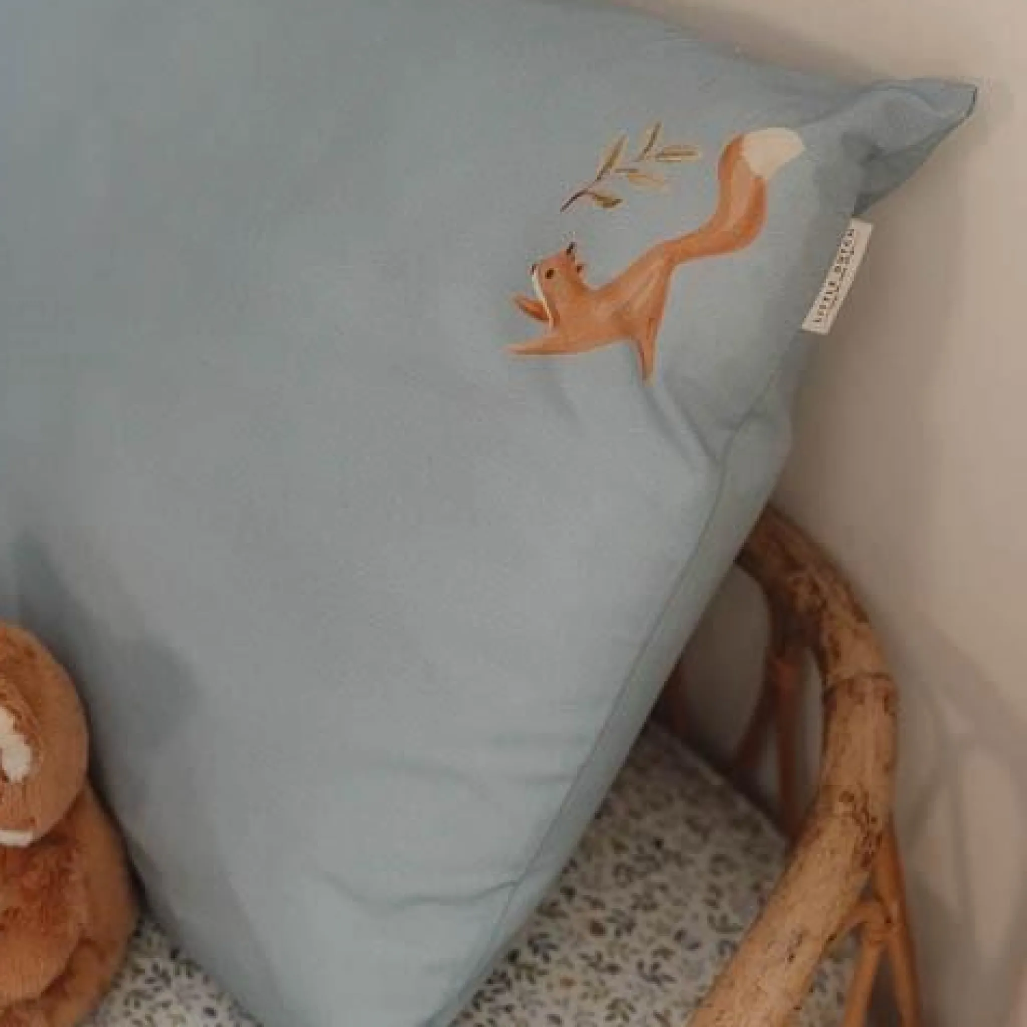 Little Dutch Crib Duvet Cover - Blue - Forest Friends Discount