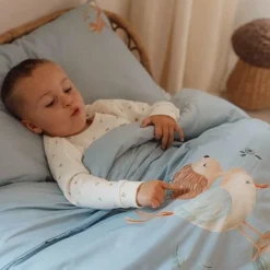 Little Dutch Crib Duvet Cover - Blue - Forest Friends Discount