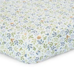 Little Dutch Crib fitted sheet - Blue - Forest Friends - Forest Adventure New