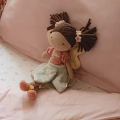 Little Dutch Crib fitted sheet - White - Fairy Garden - Fairy Blossom Outlet