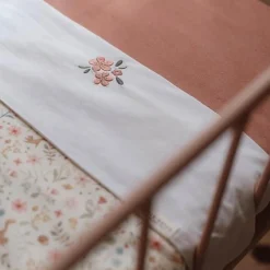 Little Dutch Crib Sheet - White - Fairy Garden - Fairy Flowers Hot