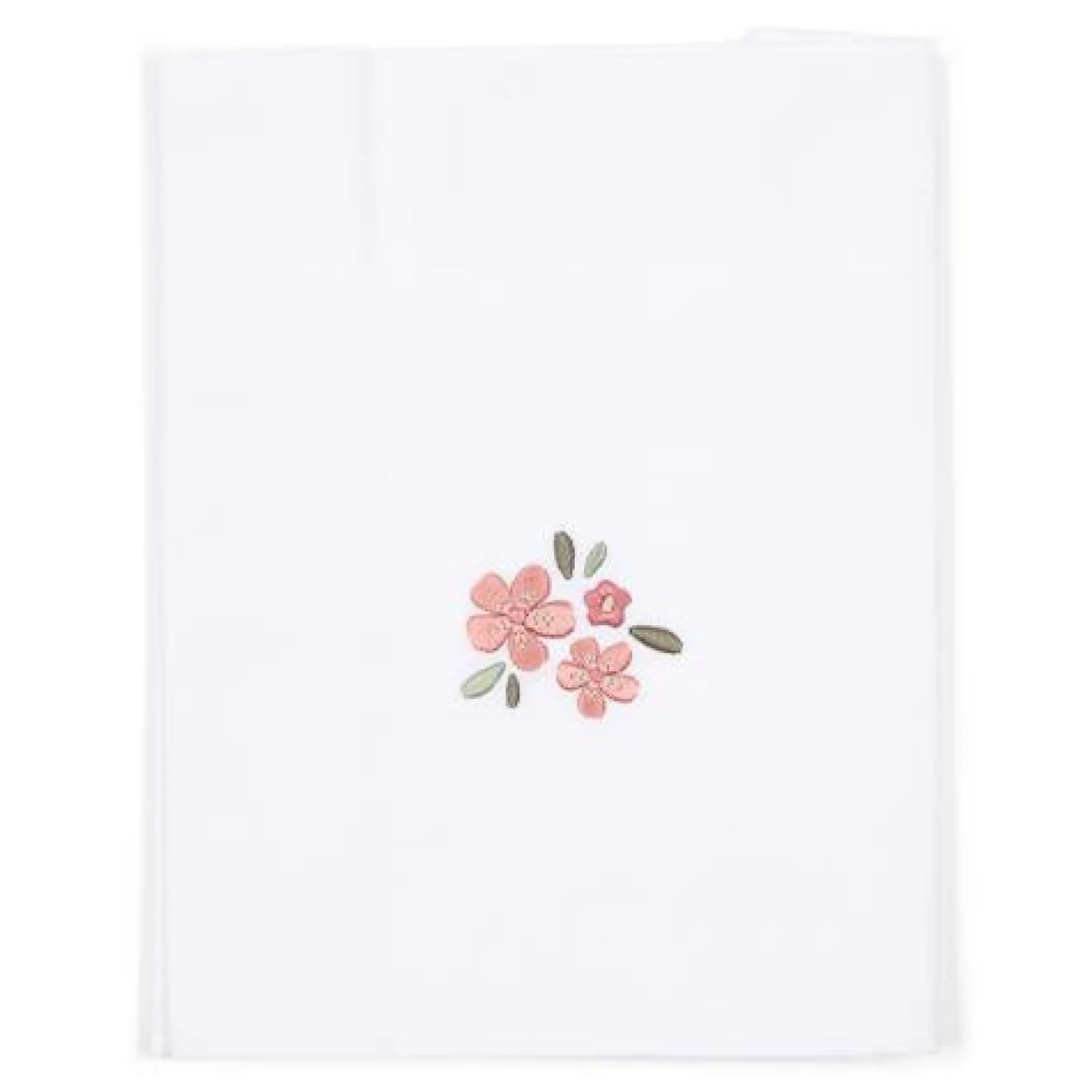 Little Dutch Crib Sheet - White - Fairy Garden - Fairy Flowers Hot