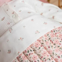 Little Dutch Crib -sheet - white - fairy garden - fairy blossom Clearance