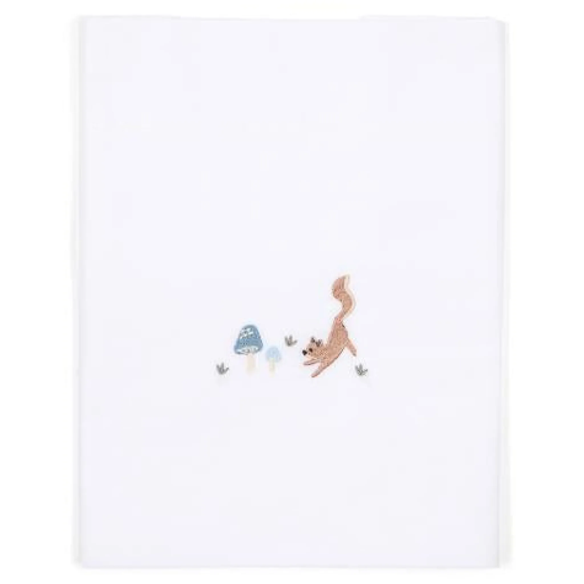 Little Dutch Crib sheet - White - Forest Friends New