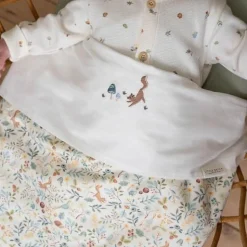 Little Dutch Crib sheet - White - Forest Friends New