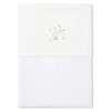 Little Dutch Crib sheet - White - Newborn Naturals - Little Goose Clearance