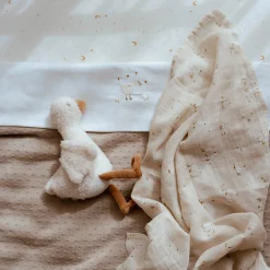 Little Dutch Crib sheet - White - Newborn Naturals - Little Goose Clearance