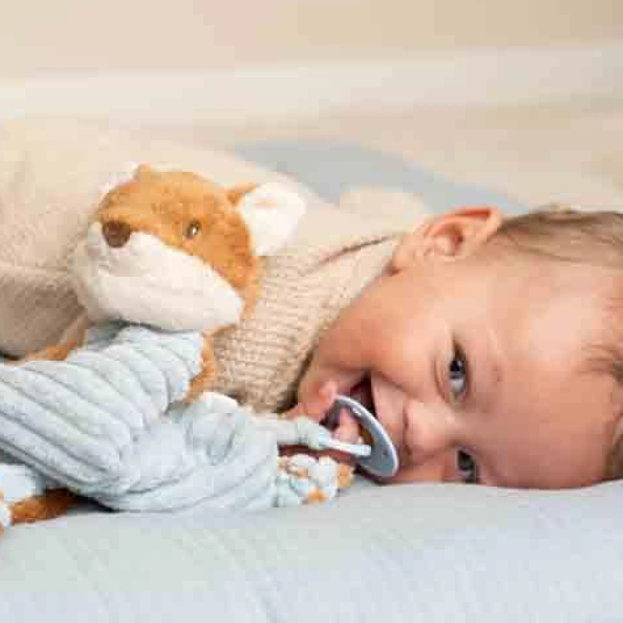 Little Dutch Cuddle cloth cuddle Fox - Forest Friends - Blue - Forest Friends Online