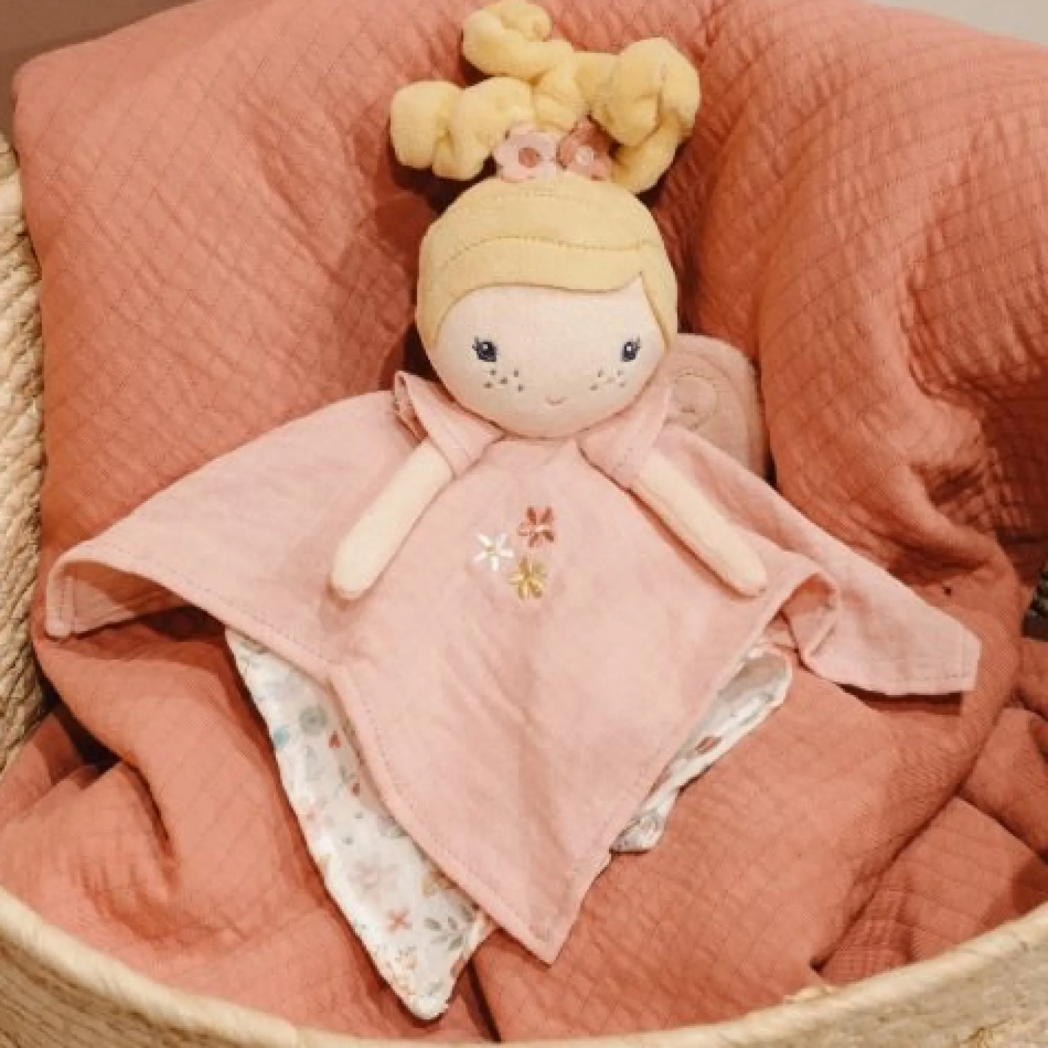 Little Dutch Cuddle cloth Fairy Mila - Pink - Fairy Garden Online