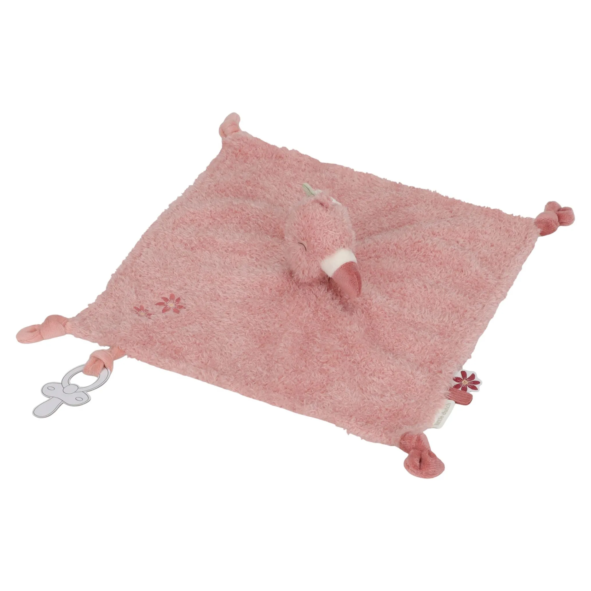 Little Dutch Cuddle cloth Flamingo - Pink Clearance