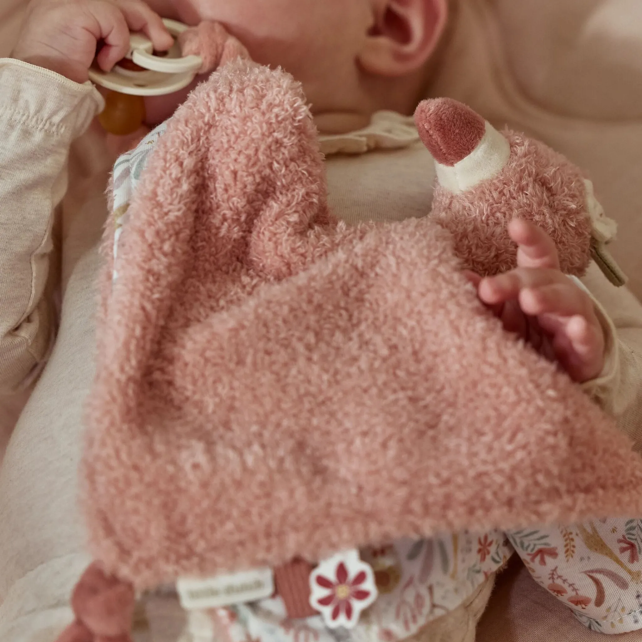Little Dutch Cuddle cloth Flamingo - Pink Clearance