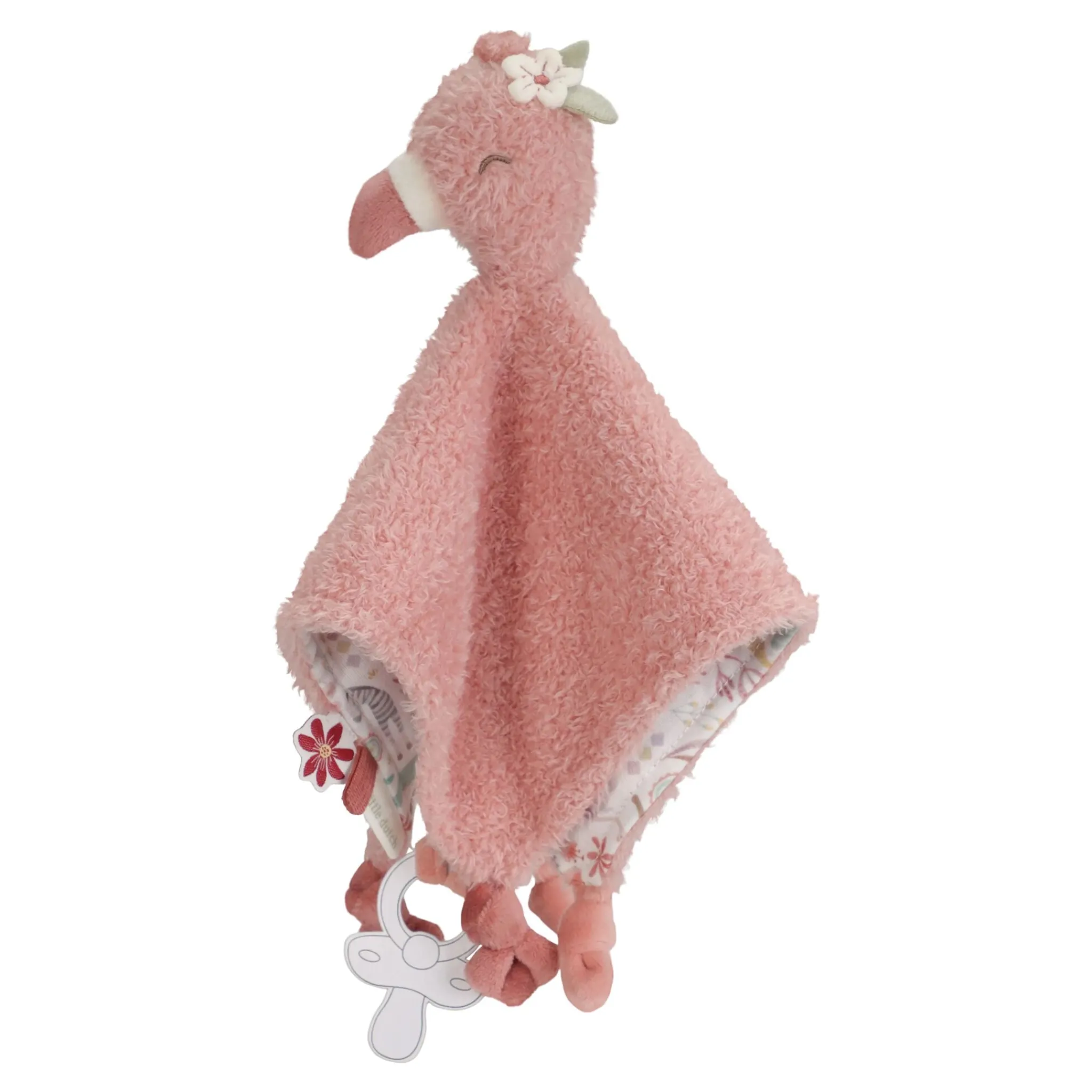 Little Dutch Cuddle cloth Flamingo - Pink Clearance