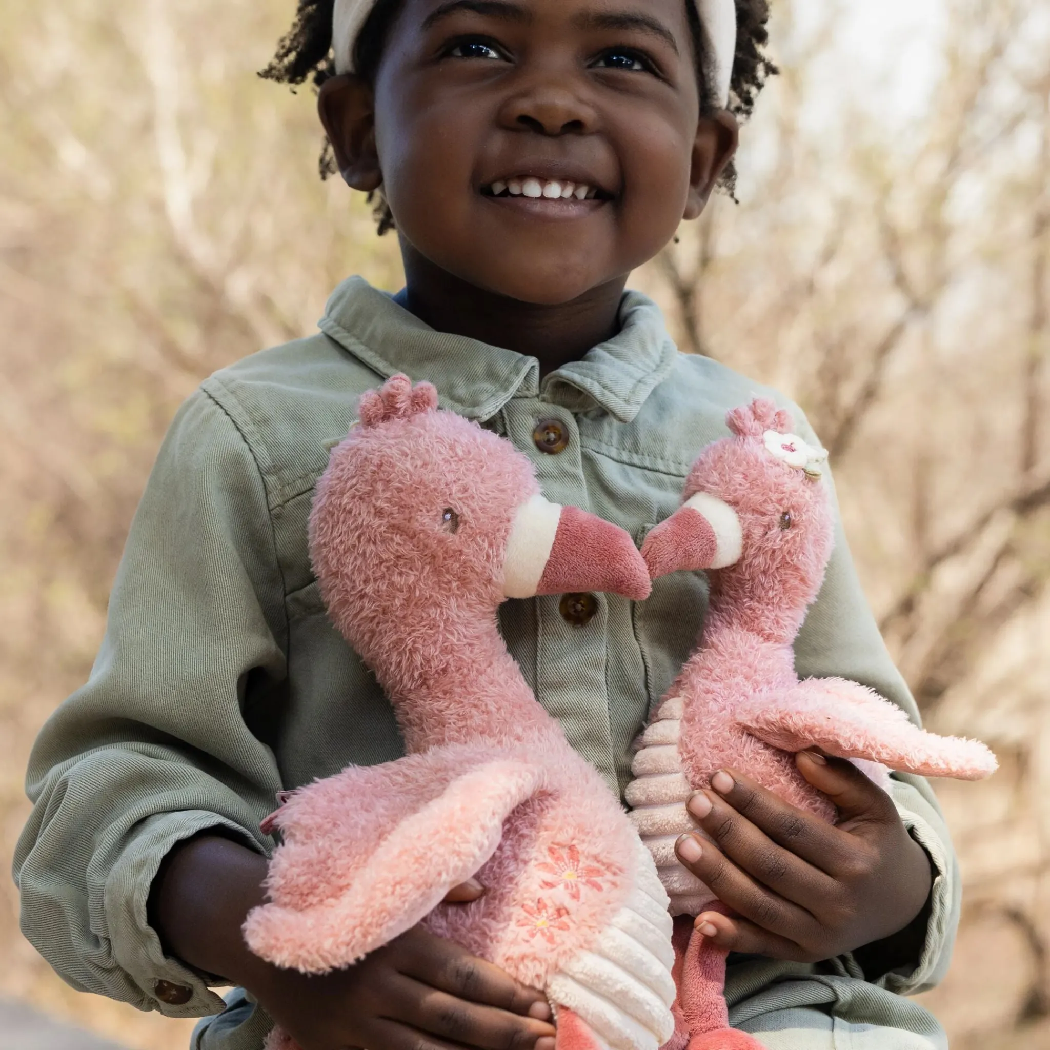 Little Dutch Cuddly toy Flamingo - Pink - 35 cm Online
