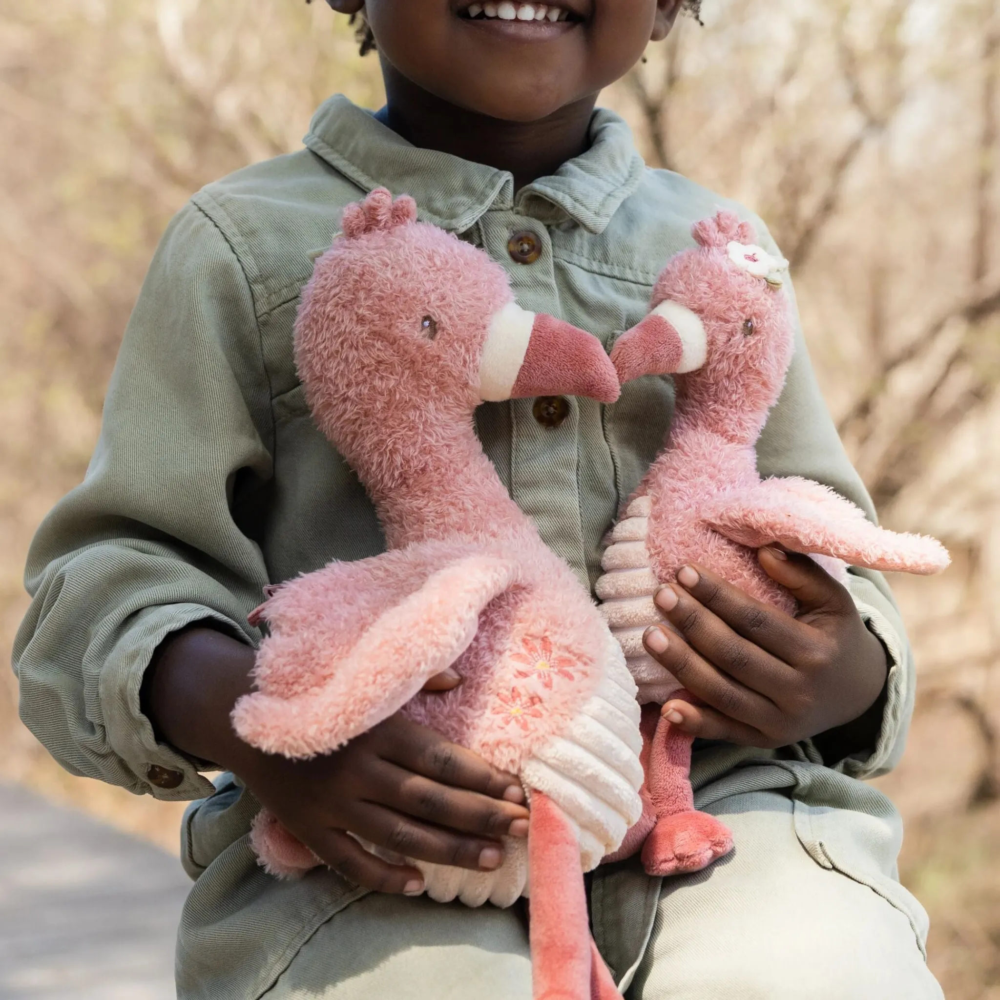 Little Dutch Cuddly toy Flamingo - Pink - 17 cm Best
