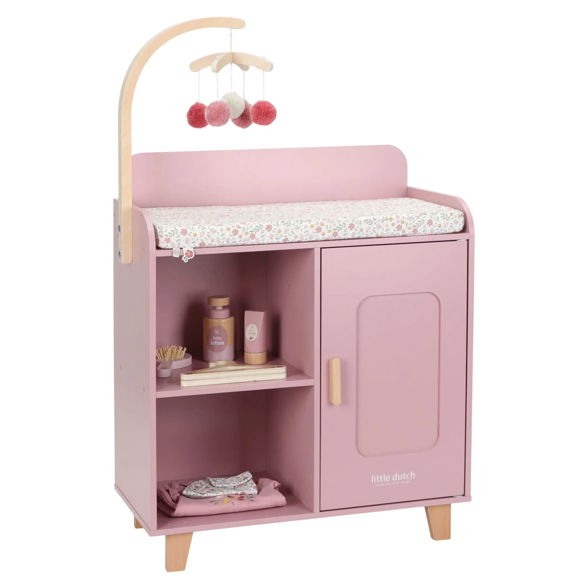 Little Dutch Doll changing table – Pink – Essentials Discount