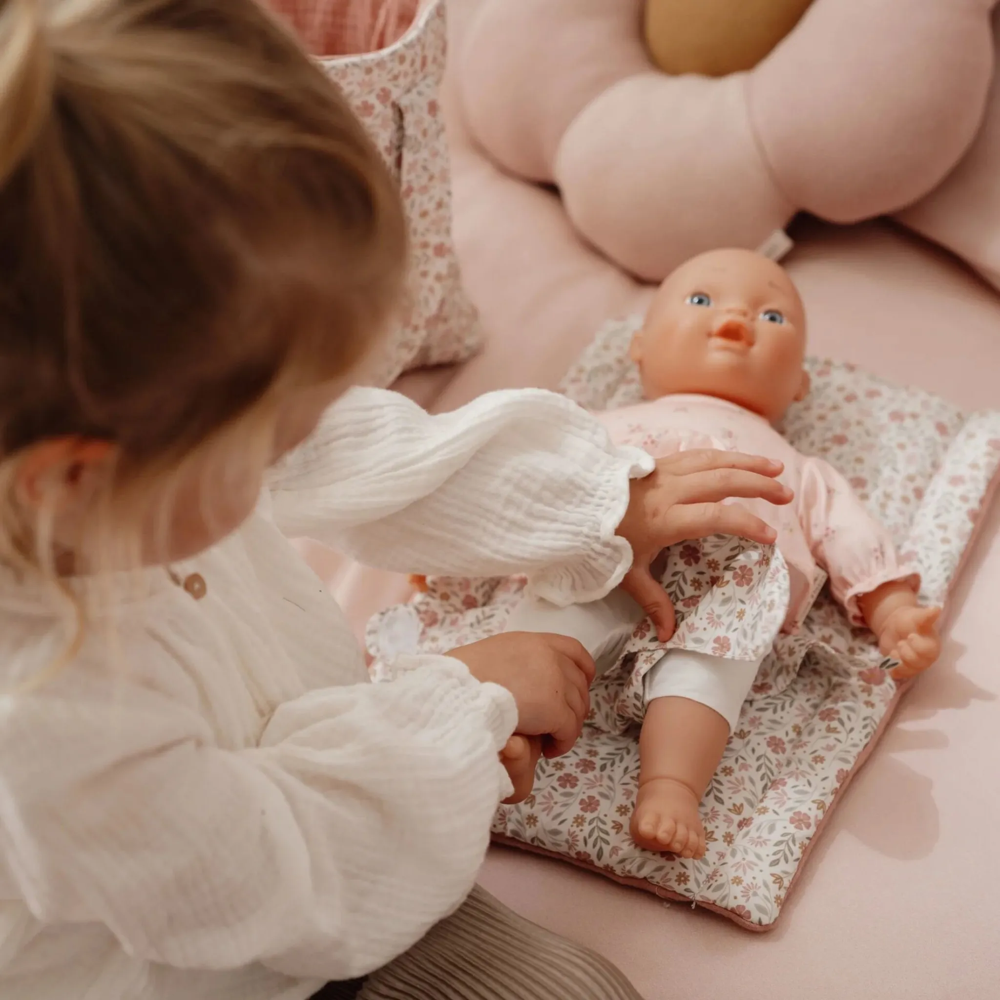 Little Dutch Doll diaper bag – Multicolored – Essentials – Soft Flowers Discount