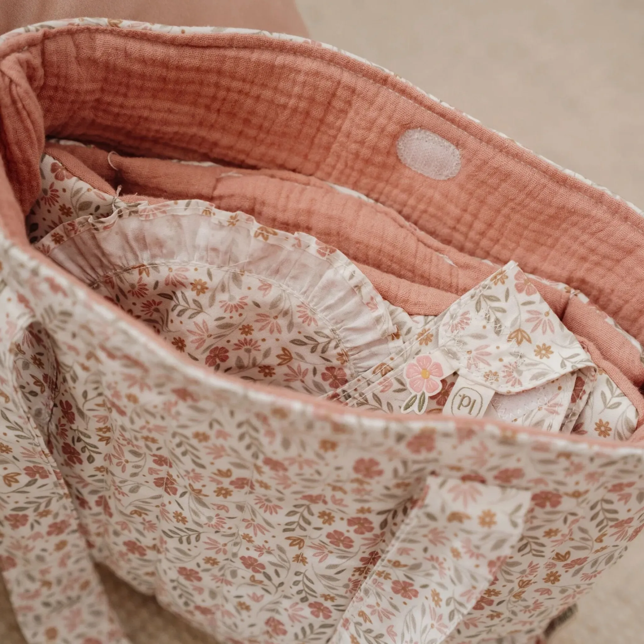 Little Dutch Doll diaper bag – Multicolored – Essentials – Soft Flowers Discount