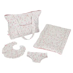 Little Dutch Doll diaper bag – Multicolored – Essentials – Soft Flowers Discount