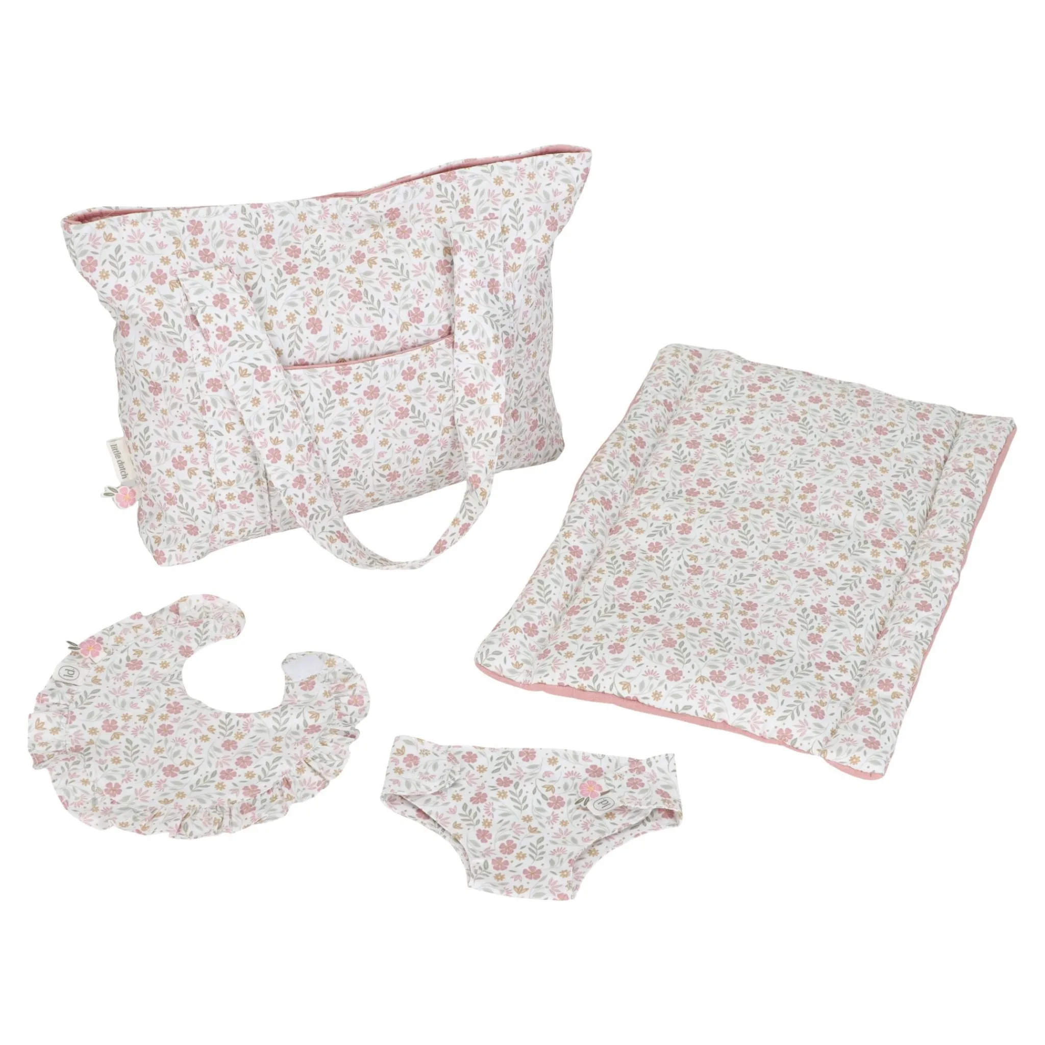 Little Dutch Doll diaper bag – Multicolored – Essentials – Soft Flowers Discount