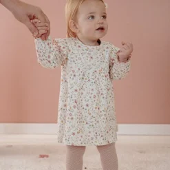 Little Dutch Dress long sleeve - White - Fairy Garden