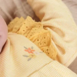 Little Dutch Dress long sleeve - Yellow - Little Farm - Checkered Clearance