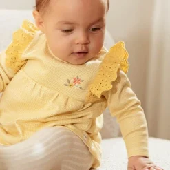 Little Dutch Dress long sleeve - Yellow - Little Farm - Checkered Clearance